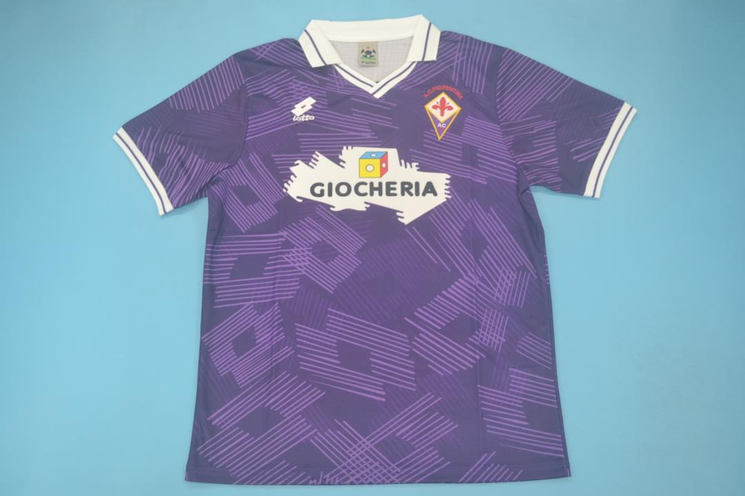 AAA Quality Fiorentina 91/92 Home Soccer Jersey